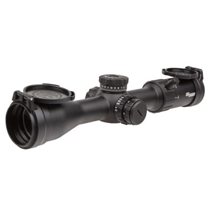 Sig Sauer Whiskey 4 Rifle Scope 3-12x44 30mm SFP BDC-1 Non-Illum Black