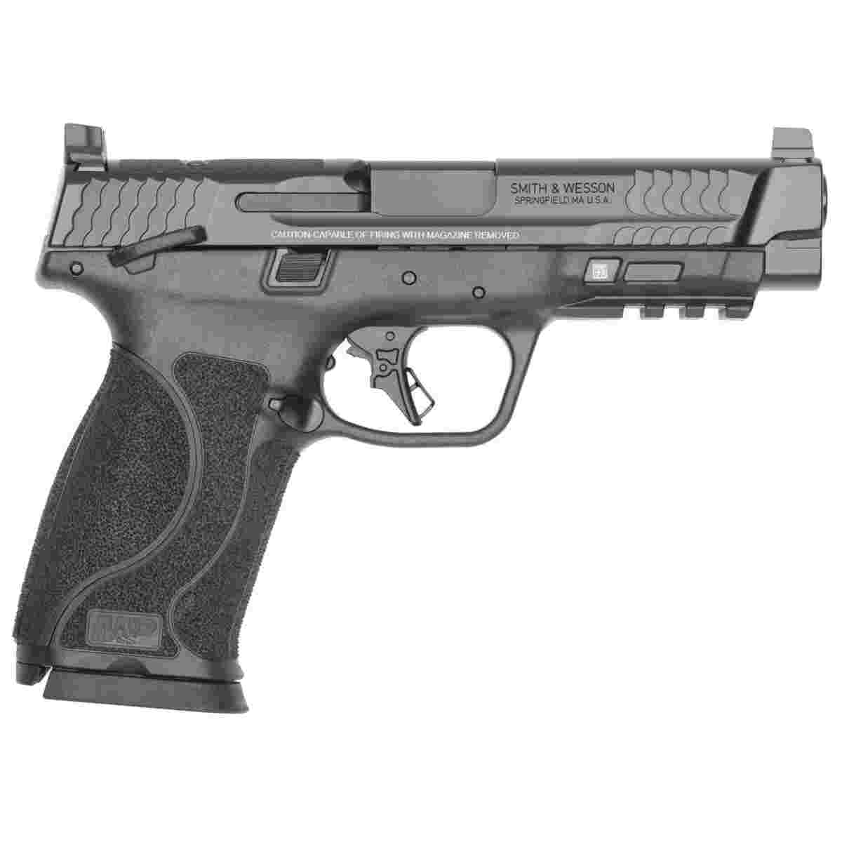 https3A2F2Fmedia.chattanoogashooting.com2Fimages2Fproduct2FSW140912FSW140914.jpg M&P 10mm M2.0 OR Compliant Handgun 10mm Auto 10rd Magazines(2) 4.6" Barrel Thumb Safety Black - Image 1