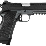 Kimber Mfg.,inc 3100015 KDS9C  9mm 15+1 4.09" KimPro Gray/Black Front and Rear Serrations Stainless Steel Black Crosshatch cut G-10 Grip