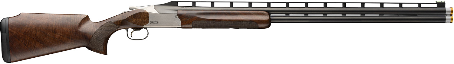 171992.jpg Browning 0183244003 Citori 825 Trap 12 Gauge Break Open 2.75" 2rd 30" Polished Blued Over/Under Vent Rib Barrel, Silver Nitride Stainless Steel Receiver, Monte Carlo Comb Gloss Black Walnut Stock - Image 1