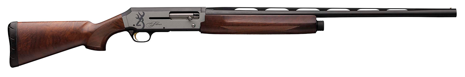 22963.jpg Browning 011413304 Silver Field 12 Gauge 28" 3" 4+1, Alloy Receiver With Silver/Matte Black Bi-Tone Finish, Satin Turkish Walnut Stock With Cut Checkering - Image 1