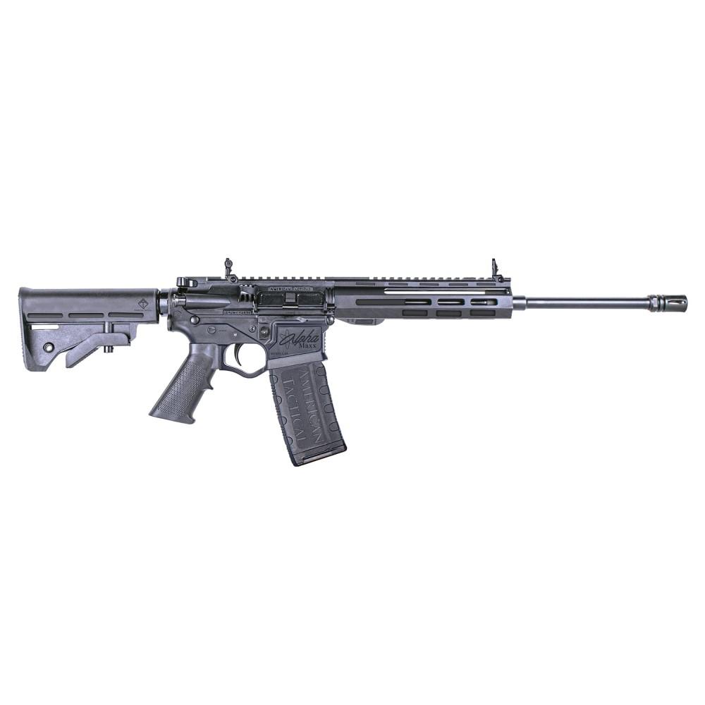 https3A2F2Fmedia.chattanoogashooting.com2Fimages2Fproduct2FAKATIGAX5569ML602FAKATIGAX5569ML60-1.jpg ATI Alpha Maxx Ria Rifle 5.56x45mm 60rd Magazine 16" Barrel Black with 9" MLOK Handguard - Image 1