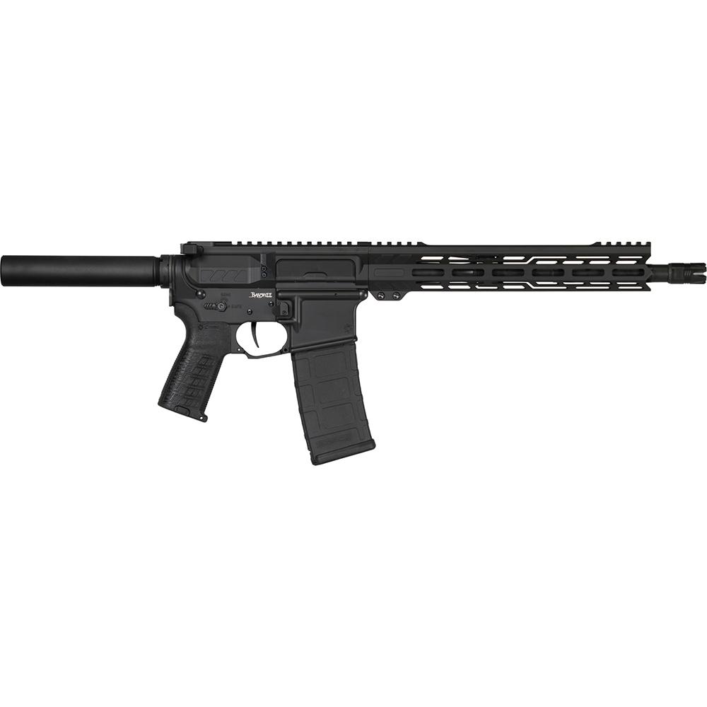 https3A2F2Fmedia.chattanoogashooting.com2Fimages2Fproduct2FCA30AD60FAB2FCA30AD60FAB-1.jpg CMMG Banshee Mk4 Handgun .300 BLK 30rd Magazine 12.5" 5/8x24 Threaded Barrel Black - Image 1