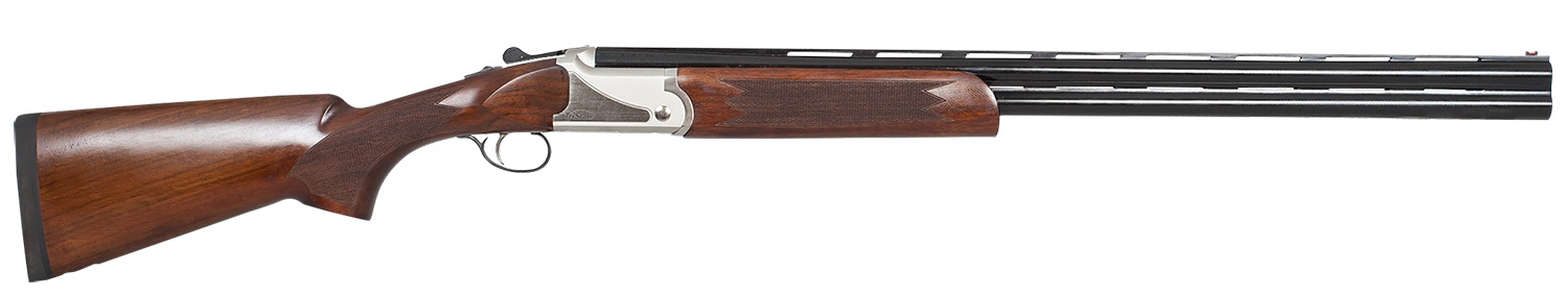 178187.jpg TriStar 98730 Upland Hunter Silver II 12 Gauge 3" 2rd 28" Over/Under Vent Rib Barrel, Fixed Walnut Stock - Image 1