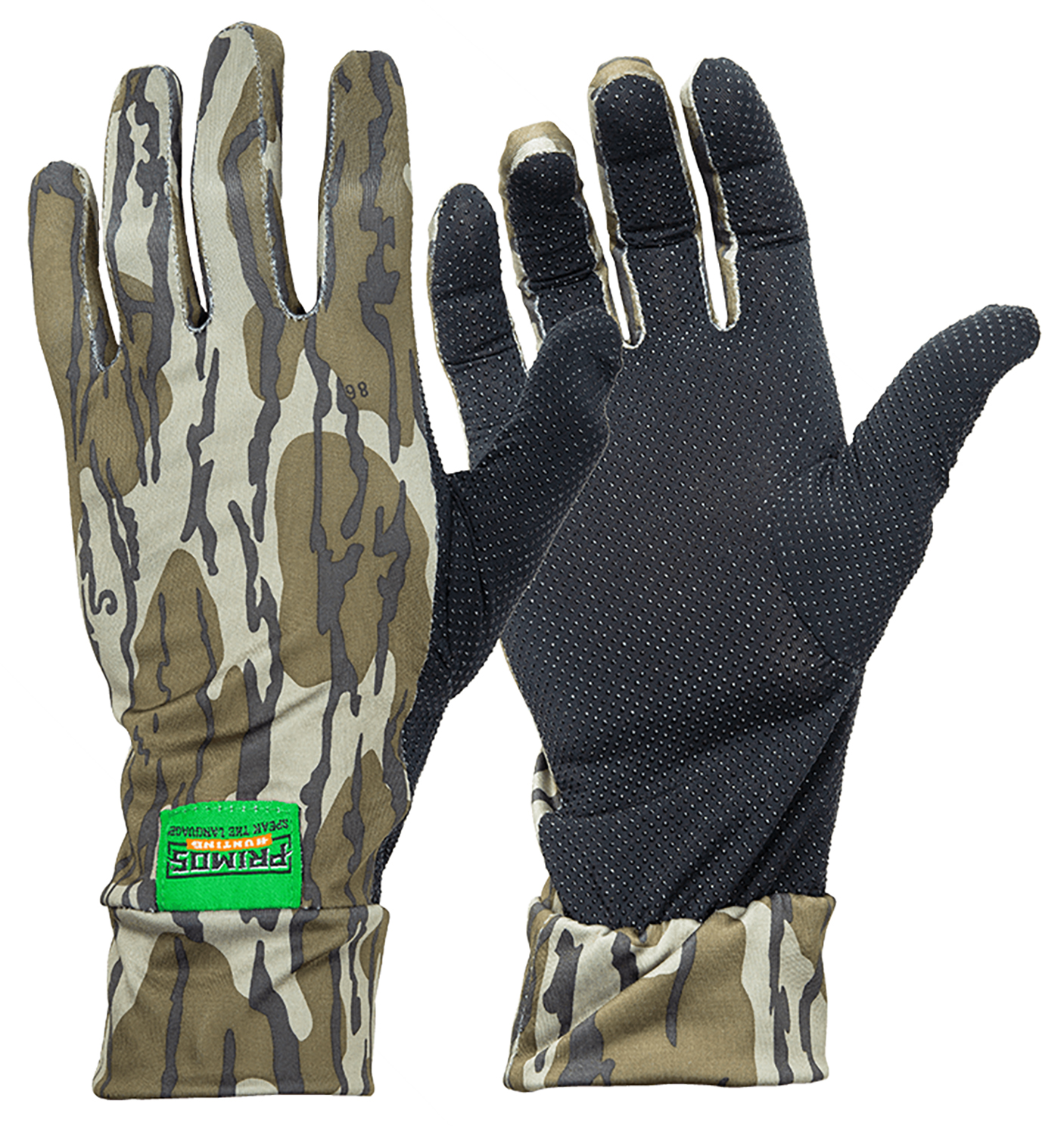123323.jpg Primos PS6678 Stretch Fit Mossy Oak Original BottomLand Neoprene OSFA - Image 1
