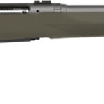 Savage Arms 58036 110 Trail Hunter 400 Legend 4+1 20" Threaded/Medium Heavy Profile, Tungsten Gray Cerakote Barrel/Rec, OD Green Hogue Overmold Stock, Adj. AccuTrigger, Weaver Base