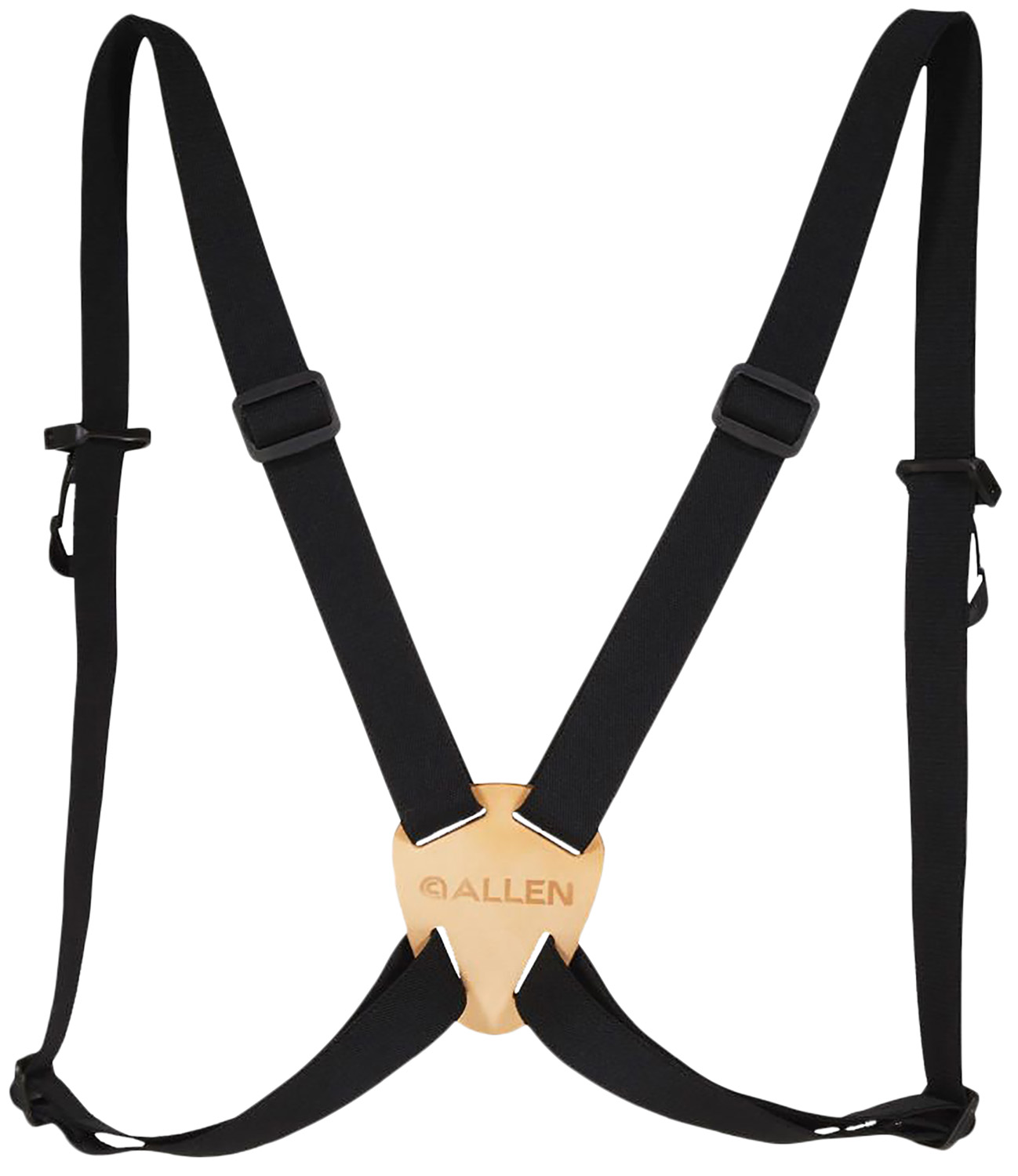 64015.jpg Allen 199 Deluxe Binocular Strap 1.25" Adjustable Black Elastic - Image 1