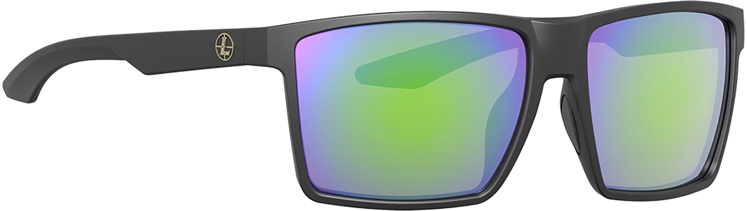 157187.jpg Leupold 184364 Performance Wear Desoto Emerald Mirror Lens Polycarbonate Matte Black Frame - Image 1