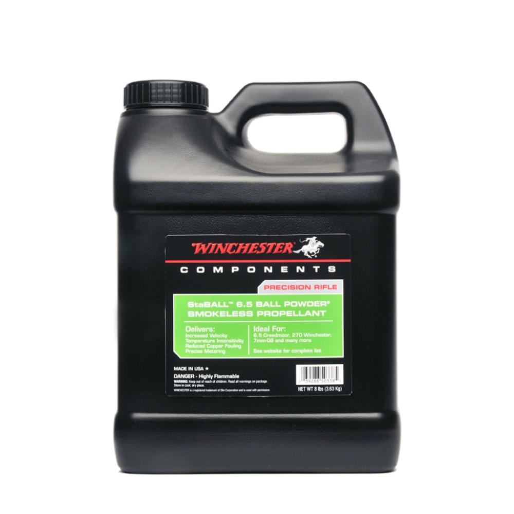 https3A2F2Fmedia.chattanoogashooting.com2Fimages2Fproduct2FWPSTABALL82FWPSTABALL8_1.jpg Winchester StaBall 6.5 Precision Rifle Propellant 8lbs - Image 1