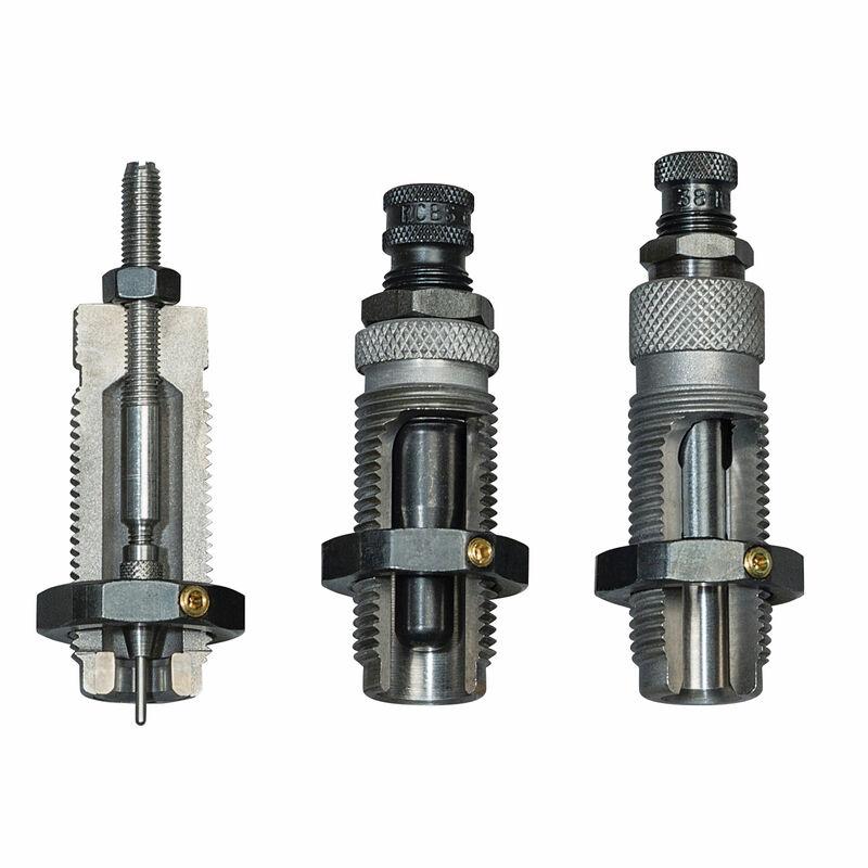 https3A2F2Fmedia.chattanoogashooting.com2Fimages2Fproduct2FRC181052FRC18105_2.jpg RCBS 3 Die Roll Crimp Set - Group E - Straight Walled Cartridges .32-20 Win RN - Image 1