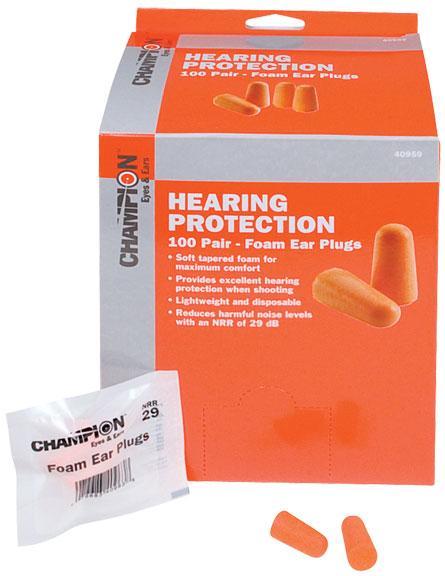 https3A2F2Fmedia.chattanoogashooting.com2Fimages2Fproduct2FCM409592FCM40959.jpg Champion Molded Foam Plugs - Image 1