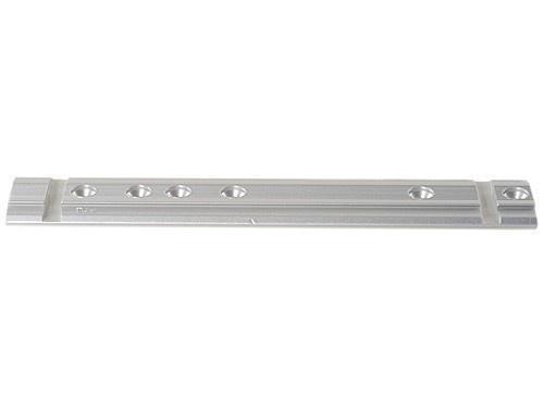 https3A2F2Fmedia.chattanoogashooting.com2Fimages2Fproduct2FWE480092FWE48009.jpg Weaver 1-Piece .22 Tip-Off Adapter Scope Base for Ruger -Silver - #TO-9S Fits Detachable Top Mount Scope Rings or Tip-Off Scope Rings - Image 1