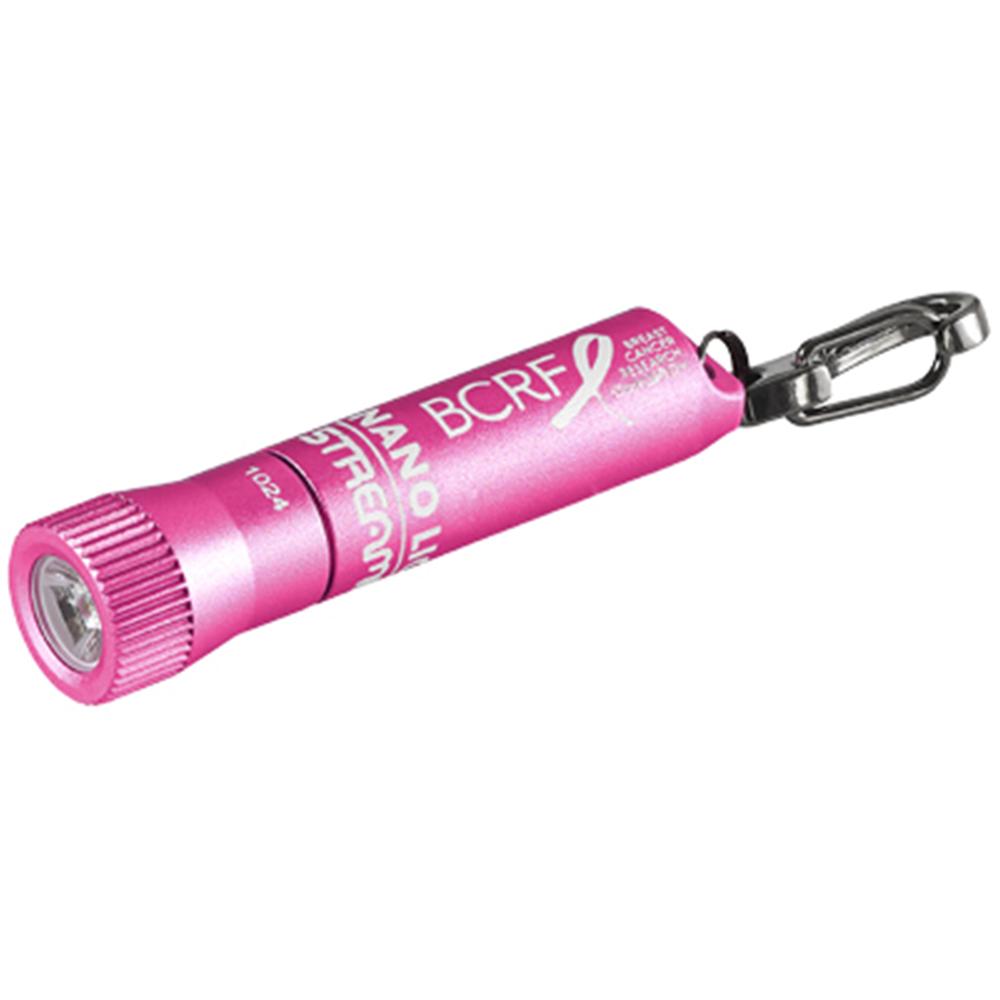 https3A2F2Fmedia.chattanoogashooting.com2Fimages2Fproduct2FSM730222FSM73022-1.jpg Streamlight BCRF Nano Light II Flashlight 20 Lumen Pink - Image 1