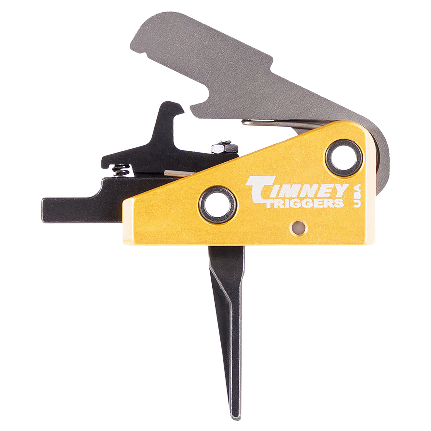 48501.jpg Timney Triggers 667SST Competition Trigger Single-Stage Straight Trigger with 3 lbs Draw Weight & Black/Gold Finish for AR-15 - Image 1