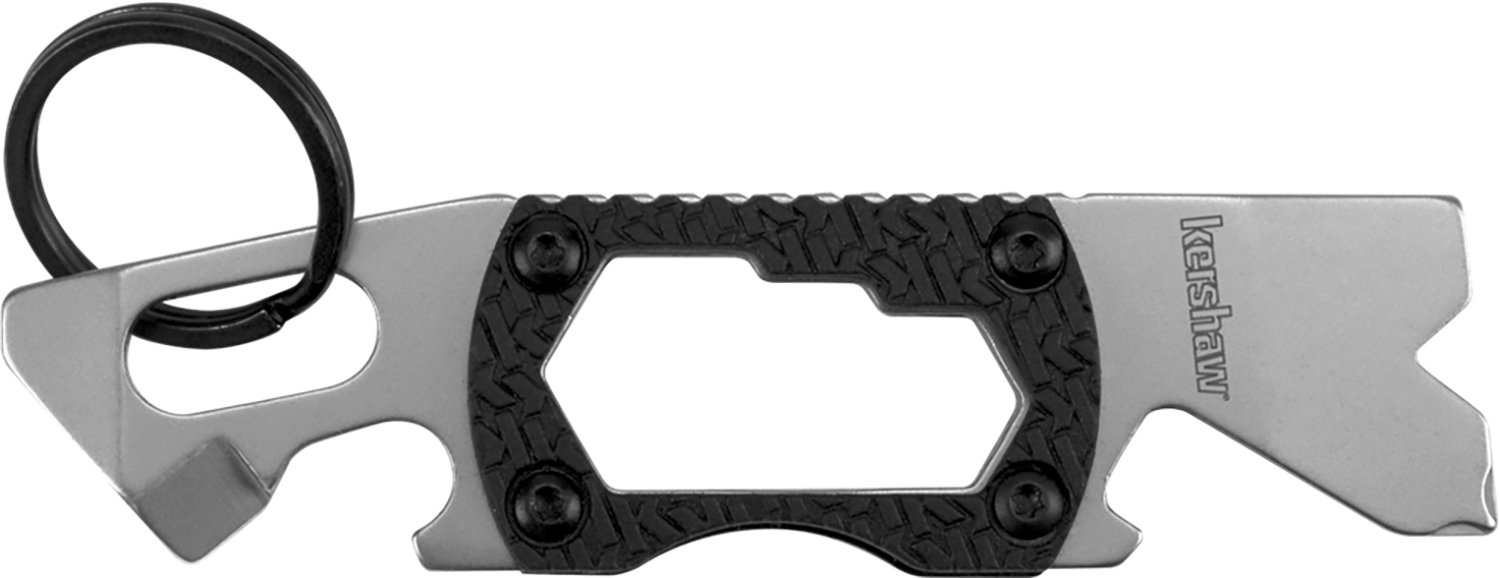 32260.jpg Kershaw 8810X PT-2 Silver 3CR13 Steel Bead Blasted Fixed 3.25" Long Black K Textured Glass-Filled Nylon Handle - Image 1