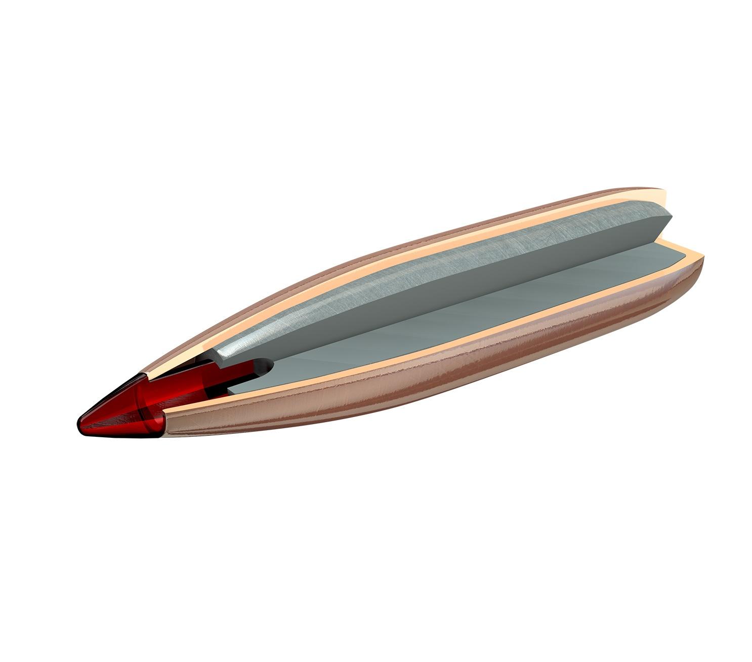 https3A2F2Fmedia.chattanoogashooting.com2Fimages2Fproduct2FHO28402FHO2840_1.jpg Hornady ELD-X Bullets with Heat Shield 7mm .284" 162 gr ELD-X 100/Box - Image 1