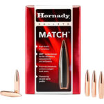 Hornady 30715 Match  30 Cal .308 178 gr Hollow Point Boat Tail Match 100 Per Box/ 15 Case