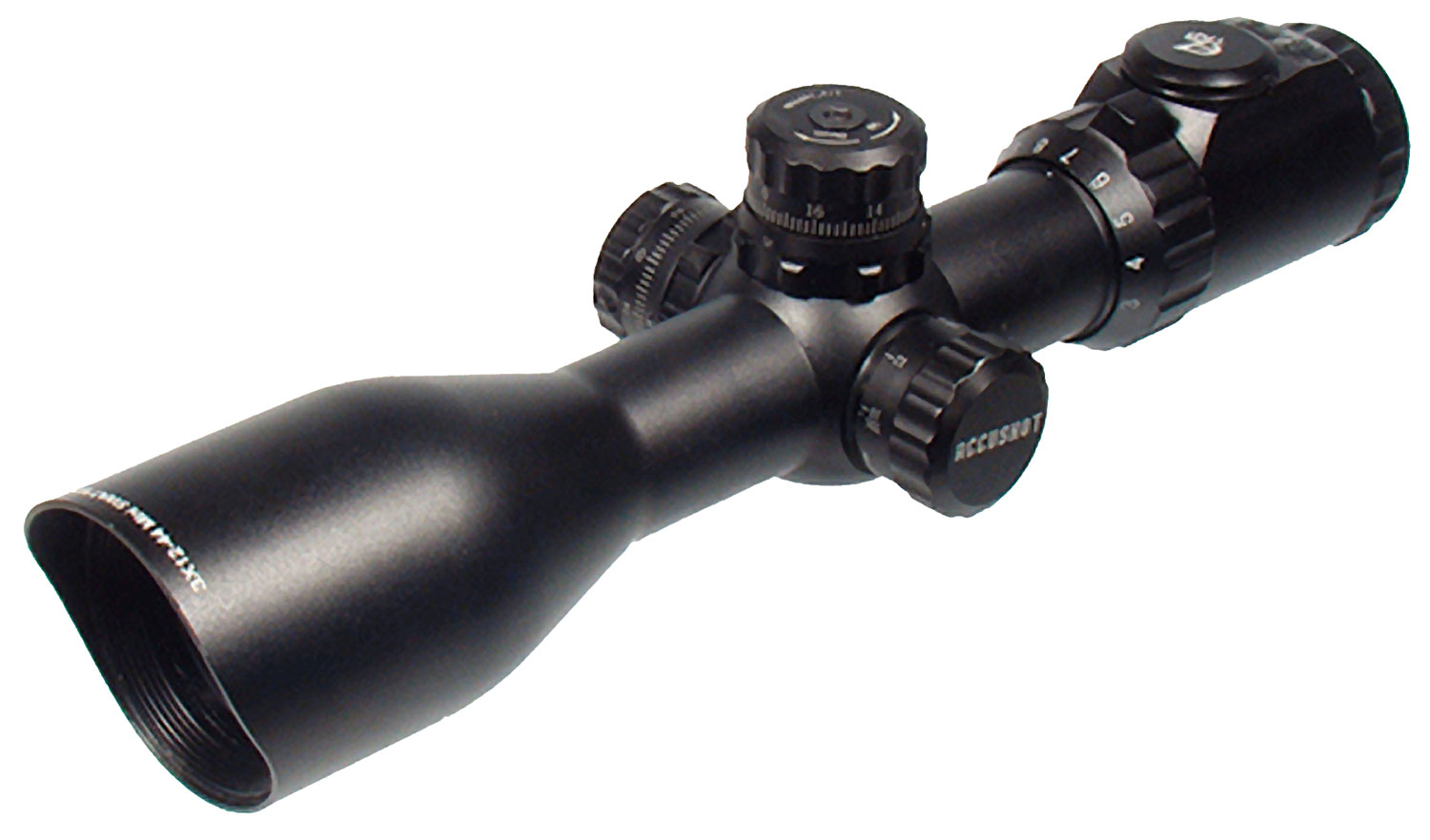 37342.jpg UTG SCP3-UM312AO Accushot Black Hardcoat Anodized 3-12x 44mm 30mm Tube Illuminated Red/Green Mil-Dot Reticle - Image 1