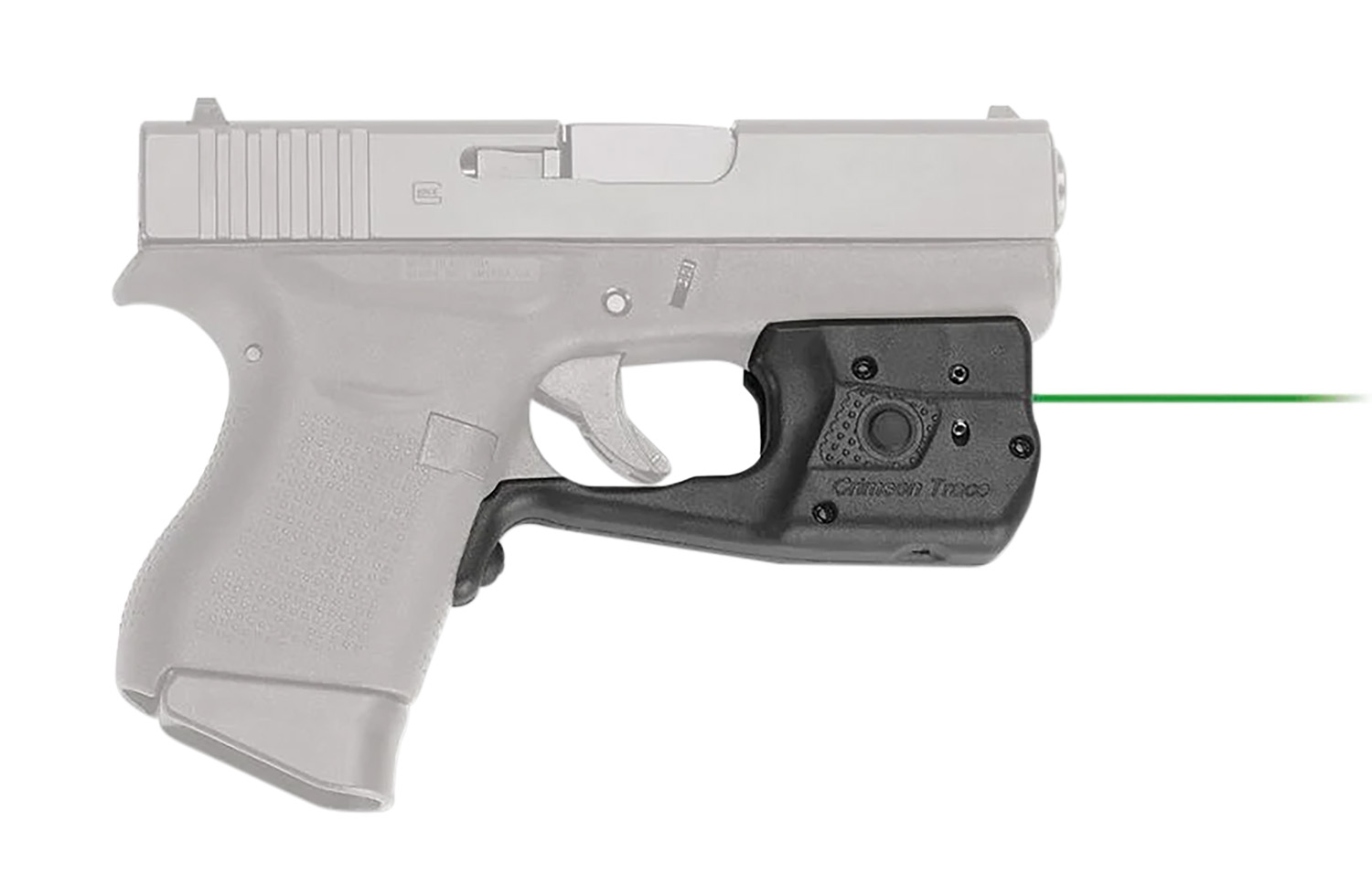 16206.jpg Crimson Trace 0158601 Laserguard Pro Compatible w/Glock 42/43/43X/48, Green Laser/White Light - Image 1