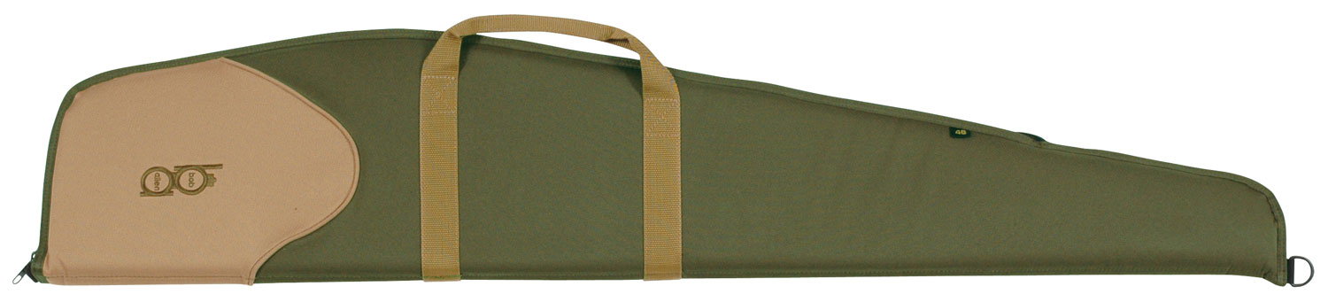 103187.jpg Bob Allen 16510 Classic Rifle Case 44" Olive Green/Khaki 600D Polyester Foam Padding - Image 1