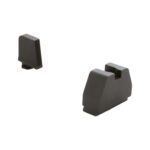 Ameriglo 8XL Tall Black Serrated .475 Front Flat Black .578 Rear Handgun Sight Glock