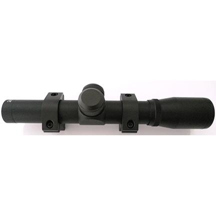 https3A2F2Fmedia.chattanoogashooting.com2Fimages2Fproduct2FKP800612FKP80061.jpg Keystone Pistol Scope - 2x-20mm Eye Relief 14.5" 3/8" Dovetail Rings - Image 1