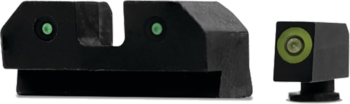 https3A2F2Fmedia.chattanoogashooting.com2Fimages2Fproduct2FAQGLR012P6G2FAQGLR012P6G.jpg XS Sight Systems RDE Night Sights Green - Glock 17 19 22-24 26 27 31-36 38 - Image 1