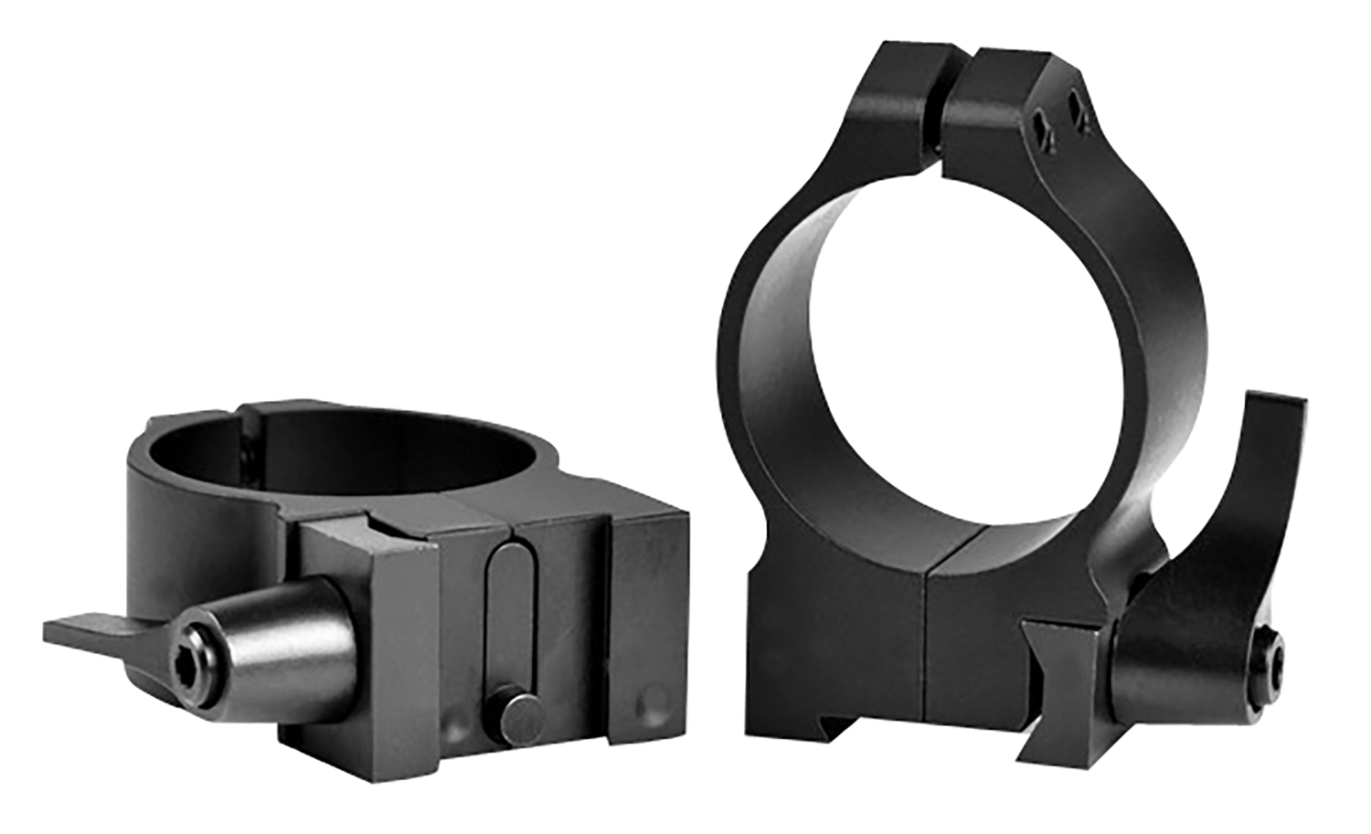 54262.jpg Warne 14TLM Tikka Maxima Matte Black 30mm Medium Quick Detach 0 MOA - Image 1