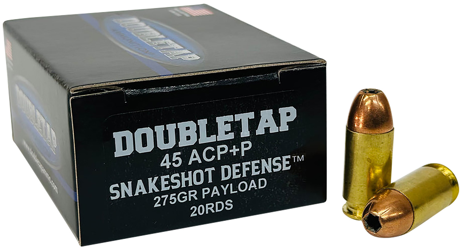 175772.jpg DoubleTap Ammunition 45ASS20 Snake Shot 45ACP 20 Per Box/50 Case - Image 1