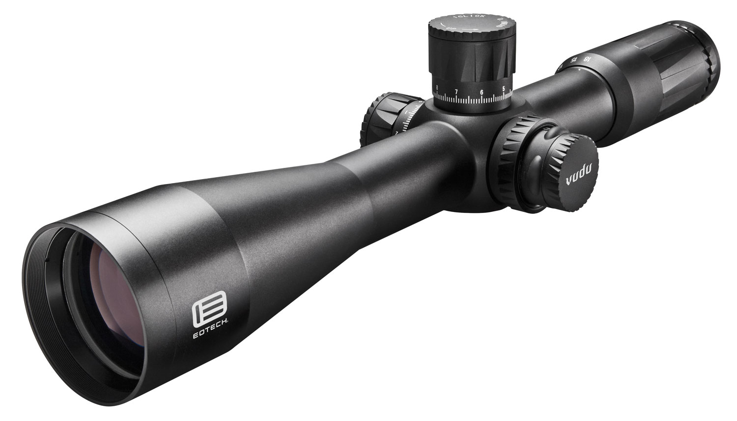 23470.jpg Eotech VDU318FFMD1 Vudu MD1 Black Hardcoat Anodized 3.5-18x50mm 34mm Tube Illuminated MRAD Reticle - Image 1