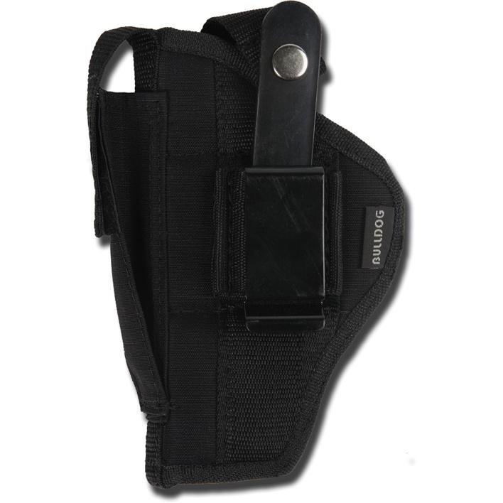 https3A2F2Fmedia.chattanoogashooting.com2Fimages2Fproduct2FJZFSN212FJZFSN-1_6.jpg Bulldog Extreme Handgun Holster with Belt Loop and Clip for Ruger Mark Style Autos with 5-6.875" Barrels Black Ambi - Image 1