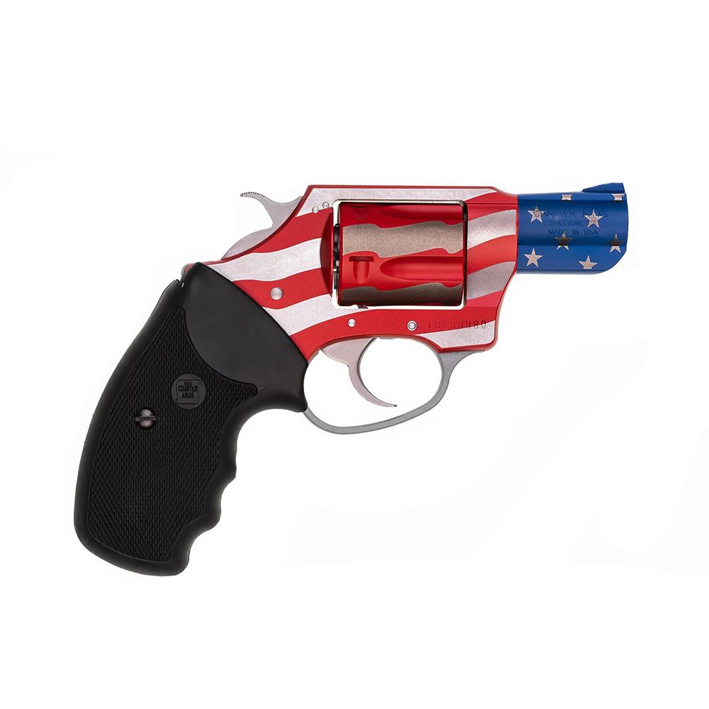 https3A2F2Fmedia.chattanoogashooting.com2Fimages2Fproduct2FAR238722FAR238722.jpg Charter Arms Old Glory Handgun .38 Spl 5rd Capacity 2" Barrel Red/White/Blue Finish - Image 1