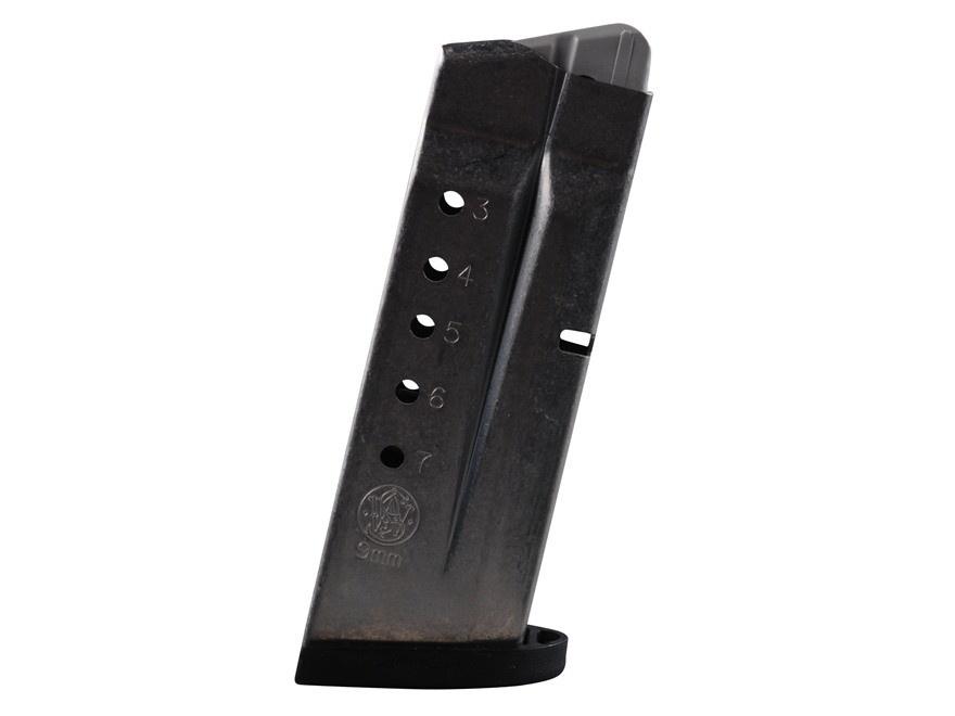 https3A2F2Fmedia.chattanoogashooting.com2Fimages2Fproduct2FZMSMI262FZMSMI26.jpg ProMag S&W M&P Shield Magazine 9mm Luger Blued Steel 7/rd - Image 1