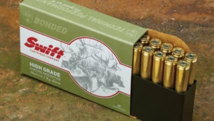 https3A2F2Fmedia.chattanoogashooting.com2Fimages2Fproduct2FSB100362FSB10036.jpg Swift Scirocco II Rifle Ammunition .270 Win 130 gr BT 3151 fps 20/ct - Image 1