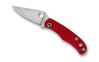 SPYC133GRDP_1.jpg SPYDERCO BUG G-10 1.27" RED - Image 1