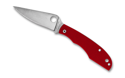 SPYC138GRDP_1.jpg SPYDERCO GRASSHOPPER G-10 2.3" RED - Image 1