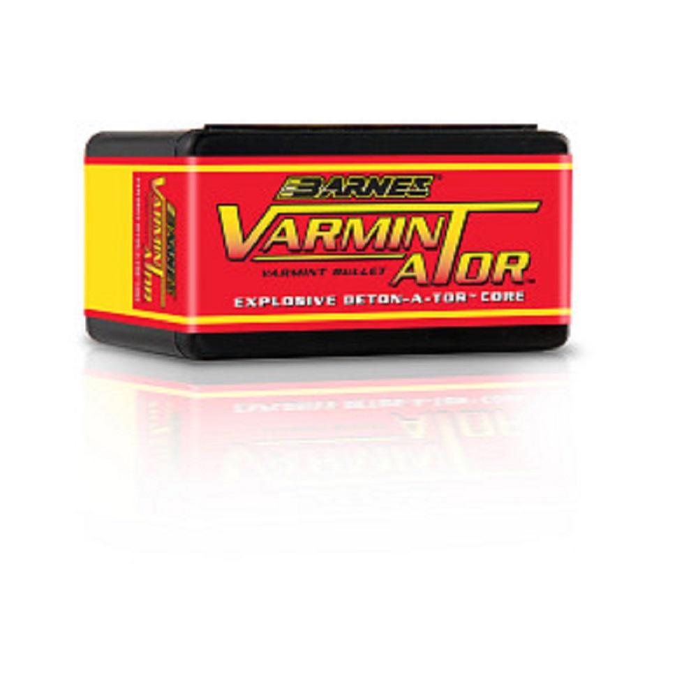 https3A2F2Fmedia.chattanoogashooting.com2Fimages2Fproduct2FBX301782FVarminator2520box1.jpg Barnes Varminator Bullets .22 cal .224" 50 gr VMTRFB 100/ct - Image 1