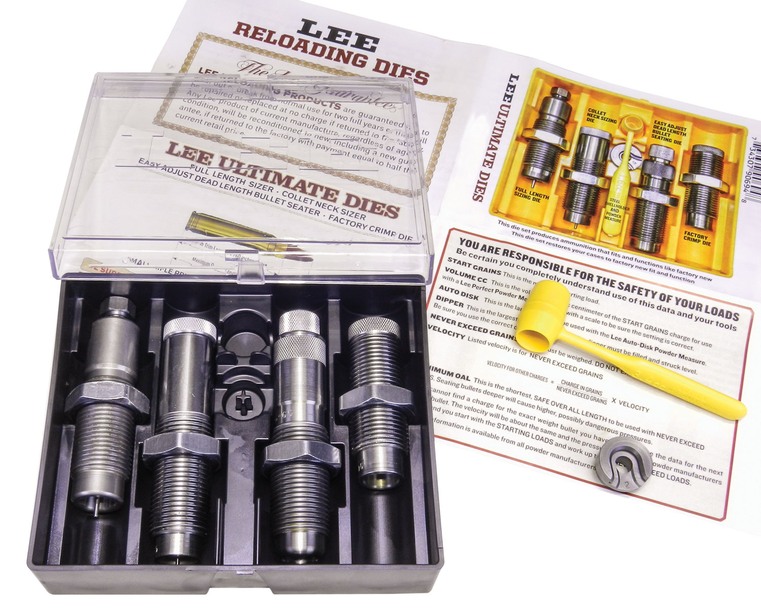 91603-1.jpg Lee Precision 90739 Ultimate Rifle 4 Die Set 22-250 Rem - Image 1
