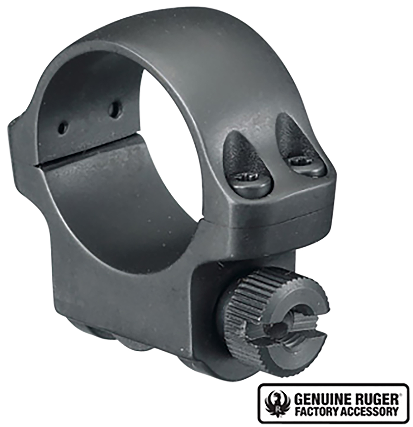 50808.jpg Ruger 90277 3BHM Scope Ring Matte Black 1" Low - Image 1