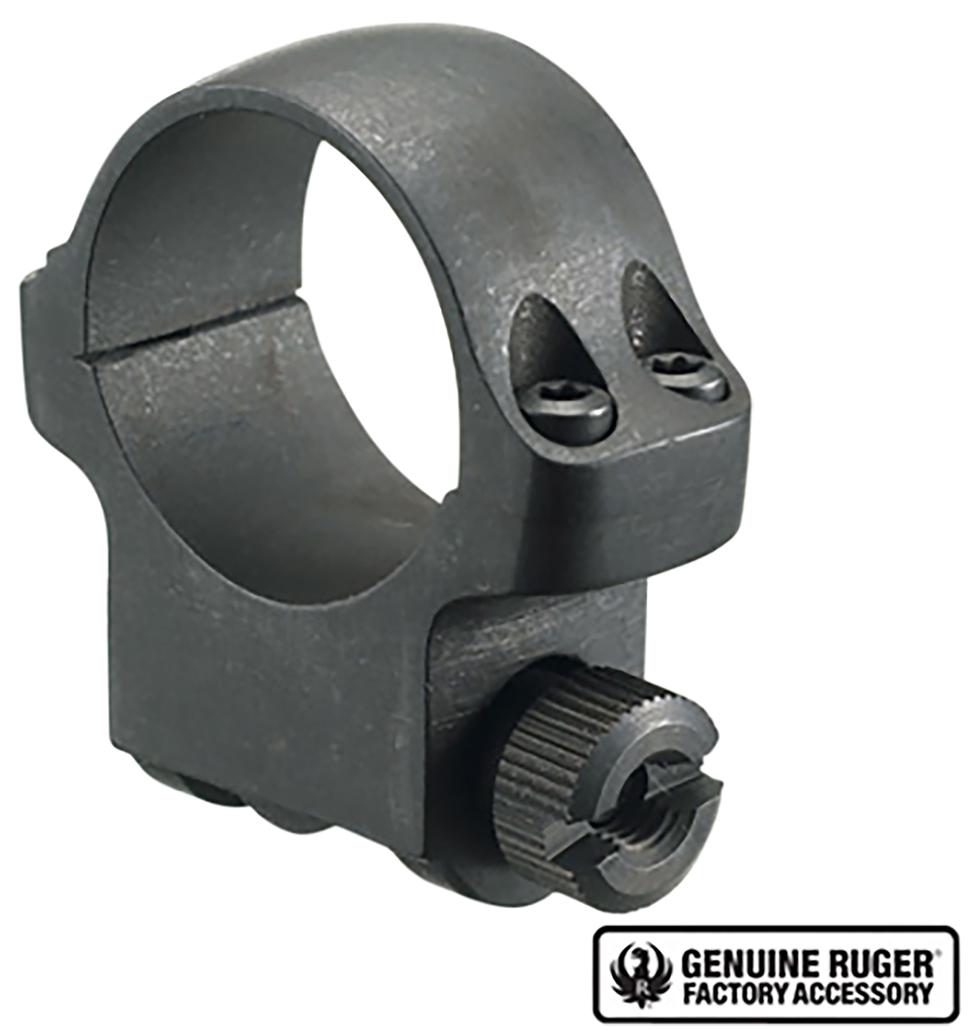 50809.jpg Ruger 90278 4BHM Scope Ring Matte Black 1" Medium - Image 1