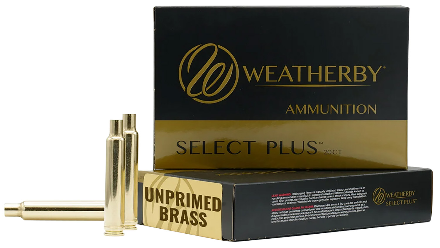 68742.jpg Weatherby BRASS270 Unprimed Cases 270WthbyMag Rifle Brass 20/Box - Image 1