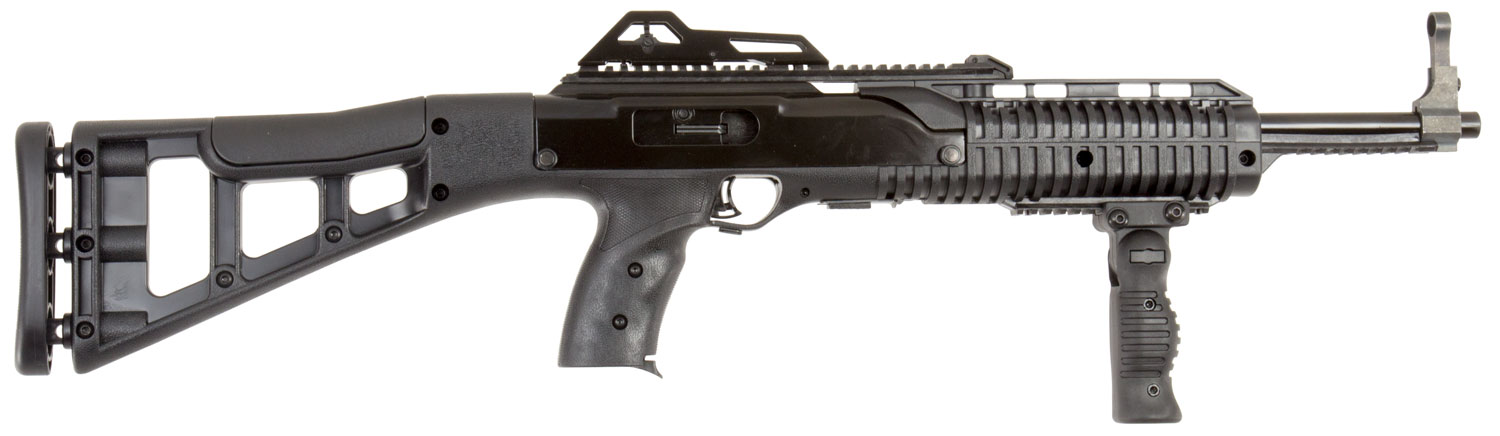 5143.jpg Hi-Point 3895TSFGT1 3895TS Carbine 380 ACP 10+1 16.50" Threaded Barrel, Black Metal Finish, Black All Weather Skeletonized Stock, Black Polymer Grip - Image 1