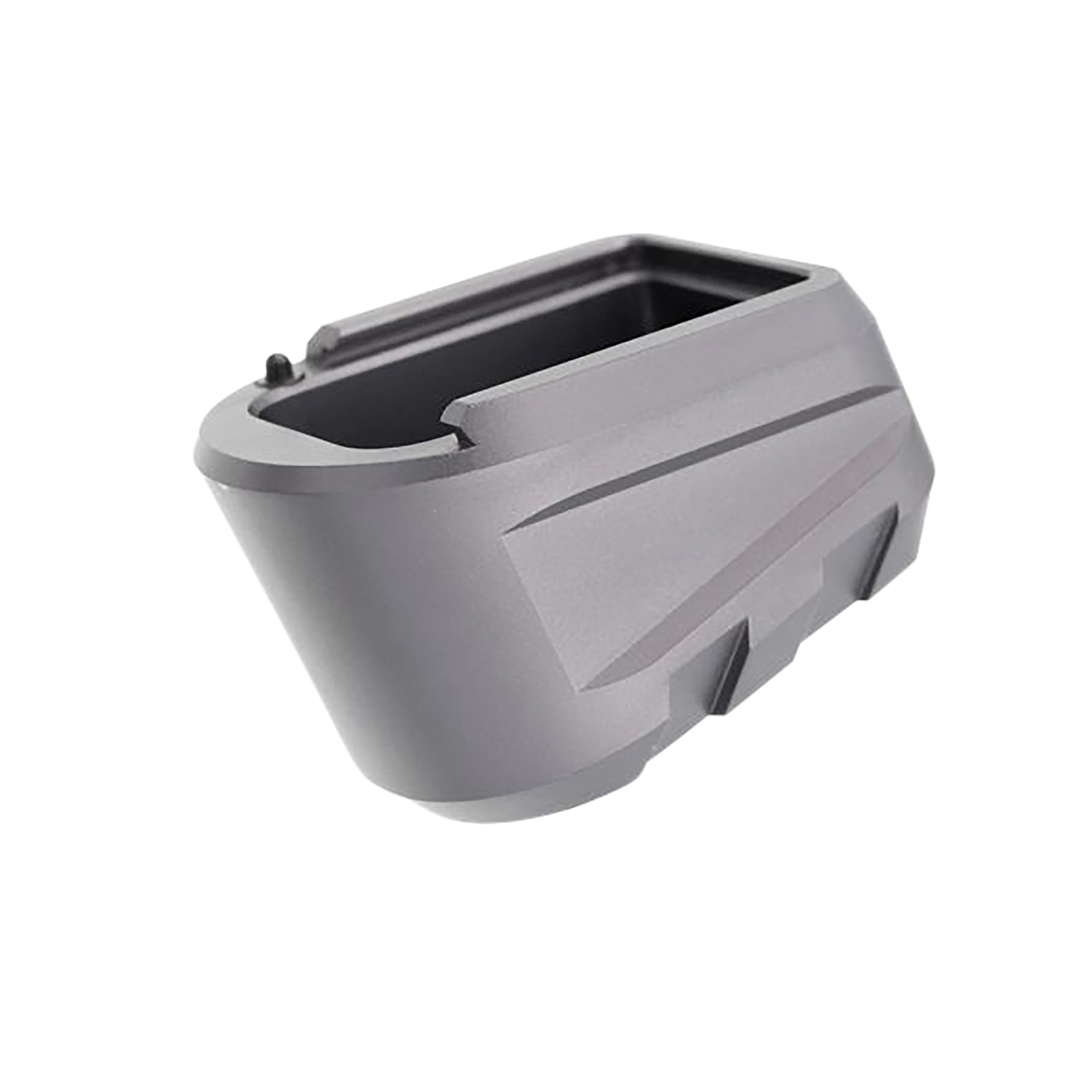 171179.jpg Tyrant CNC TDP365MAGEXGREY P365-XMACRO Magazine Extension 9mm Fits Sig P365 Gray 6061 Aluminum - Image 1