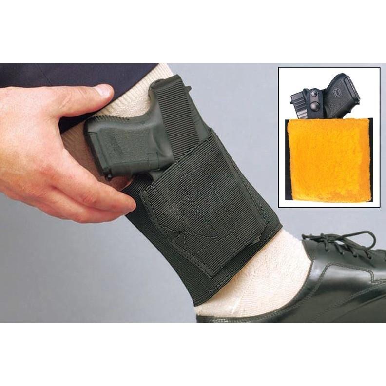 https3A2F2Fmedia.chattanoogashooting.com2Fimages2Fproduct2FDI062BAE1Z02FDI062BAE1Z0_1.jpg DeSantis Apache Ankle Rig Holster for Glock 26/27/29 Black RH - Image 1