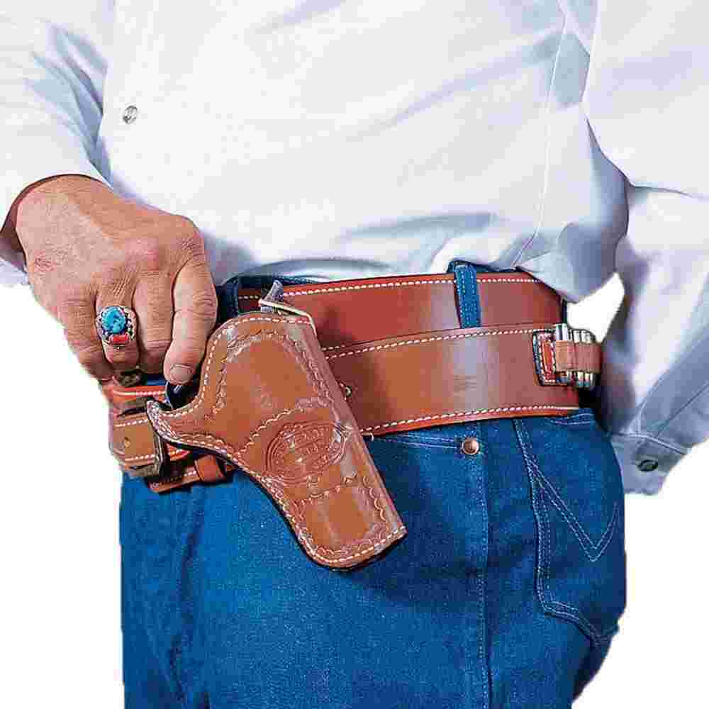 https3A2F2Fmedia.chattanoogashooting.com2Fimages2Fproduct2FDI083TC53Z02FDI083-1.jpg DeSantis Doc Holliday Cross Draw Holster for Colt SAA 3.5" Tan RH - Image 1