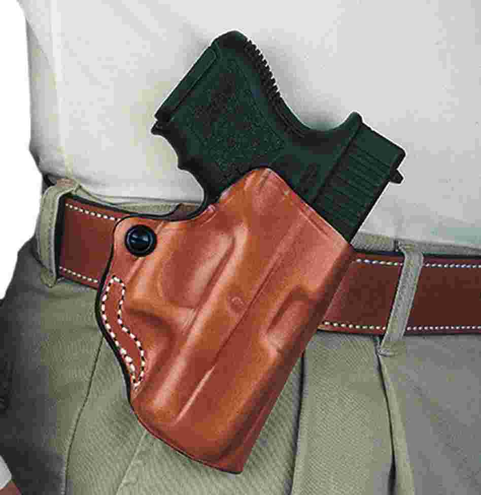 https3A2F2Fmedia.chattanoogashooting.com2Fimages2Fproduct2FDI019TA02Z02FDI019TA02Z0.jpg DeSantis Style 019 Mini Scabbard S&W J Frame Taurus 85 Tan RH - Image 1