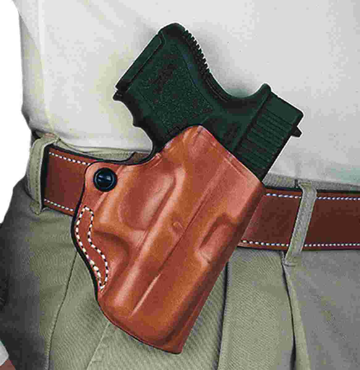 https3A2F2Fmedia.chattanoogashooting.com2Fimages2Fproduct2FDI019TA8BZ02FDI019TA8BZ0.jpg DeSantis Style 019 Mini Scabbard Glock 43 Tan RH - Image 1