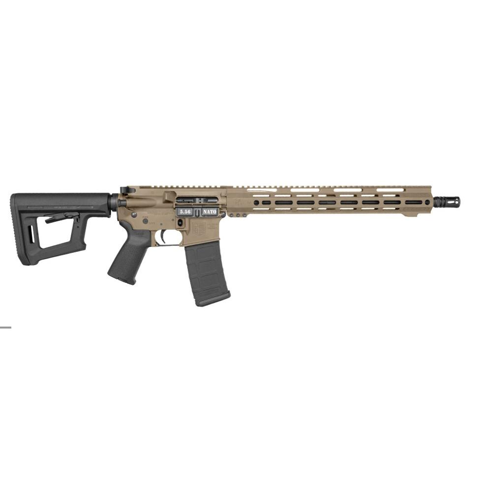 https3A2F2Fmedia.chattanoogashooting.com2Fimages2Fproduct2FDB1718K0612FDB1718K061.jpg Diamondback Carbon DB15 Rifle 5.56mm 30rd Magazine(1) 16" Barrel M-LOK Rail FDE - Image 1