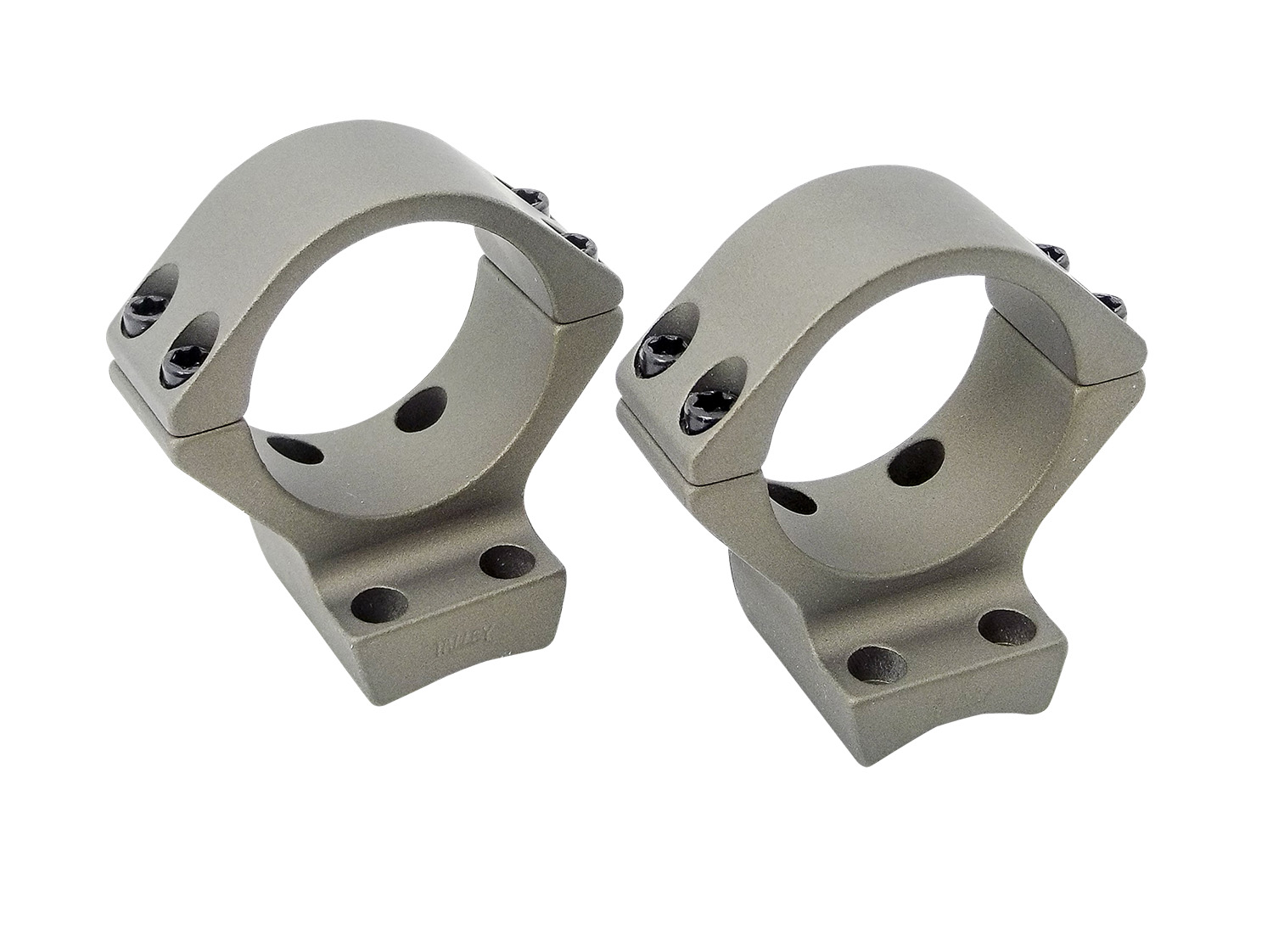 HB4116 Talley SB750735 Scope Mount/Ring Combo Smoked Bronze Cerakote 30mm Tube Fits X-Bolt High Rings - Image 1