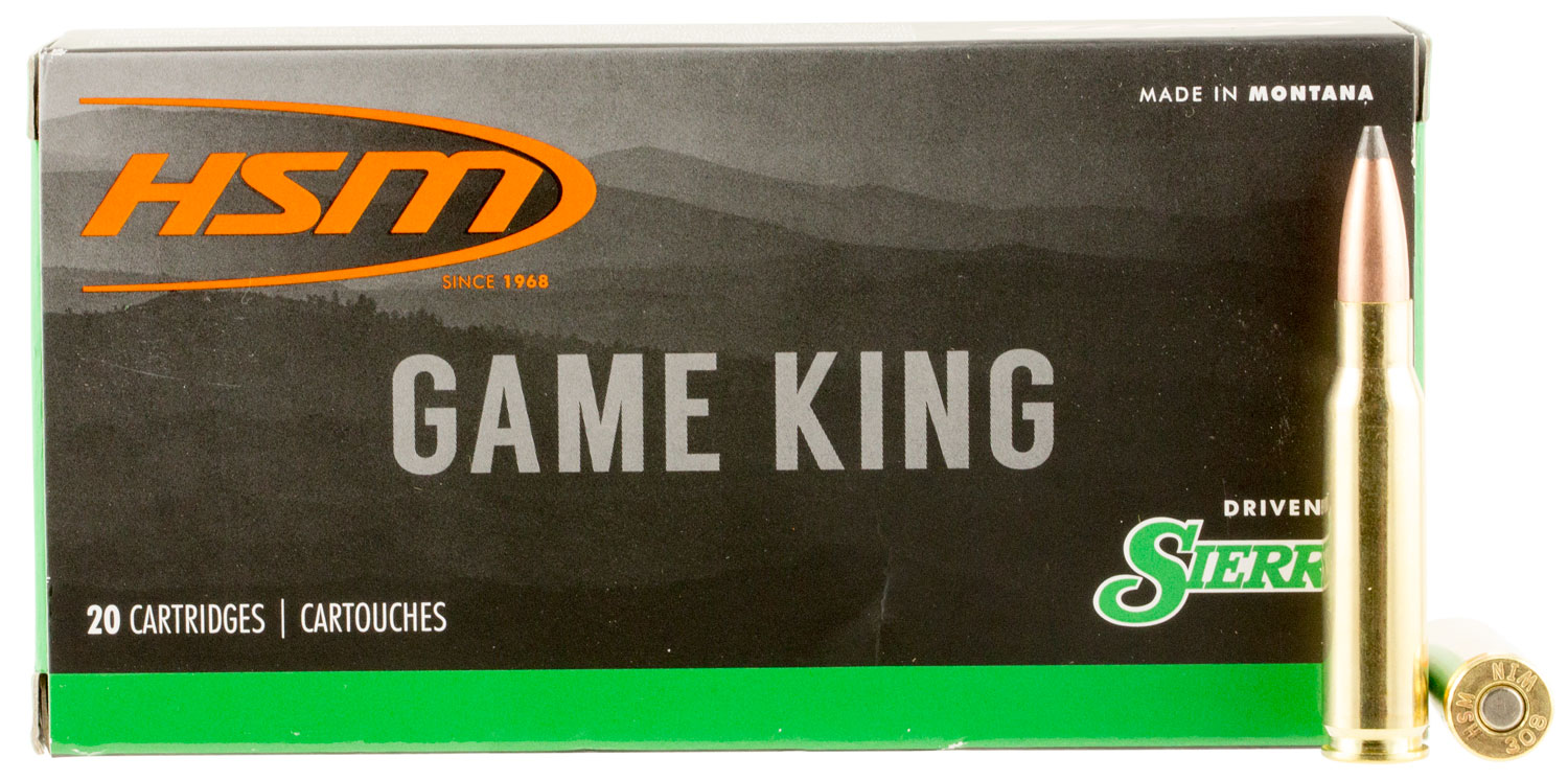 20859.jpg HSM 30842N Game King 308 Win 165 gr Sierra GameKing Spitzer Boat Tail 20 Per Box/ 25 Case - Image 1